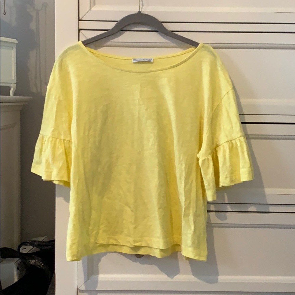 Zara ruffle top